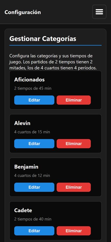 Portada de la pantalla de Configuración